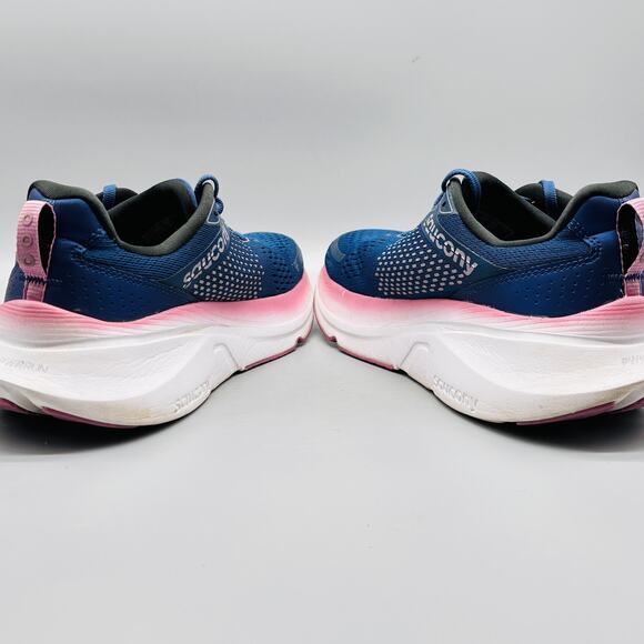 Saucony Shoes Womens 9.5 Blue Pink Guide 17 Stability Running Athletic Sneakers - Picture 7 of 11